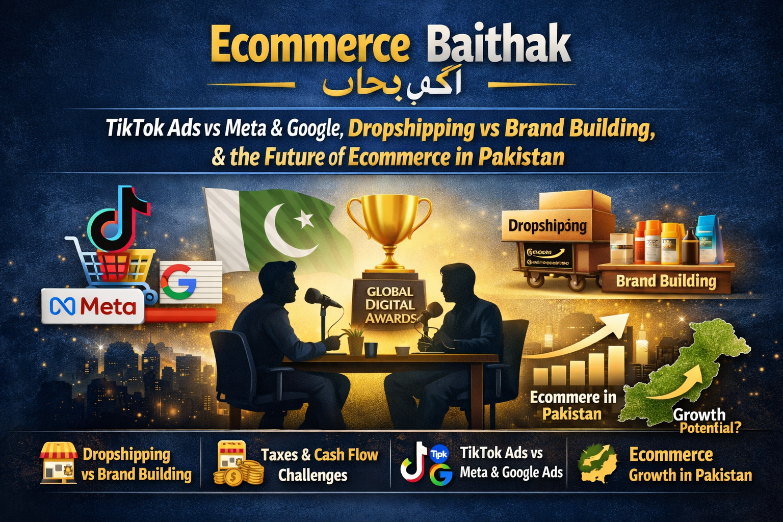 How to Succeed in Ecommerce in Pakistan: TikTok Ads vs Meta, Dropshipping vs Brand Building