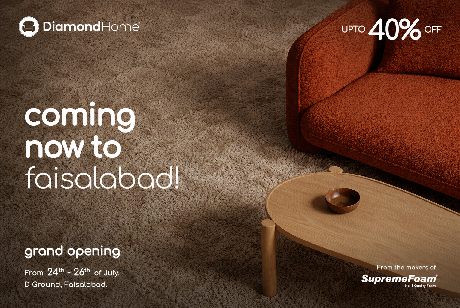 Diamond Home Launches New Furniture Showroom in Faisalabad