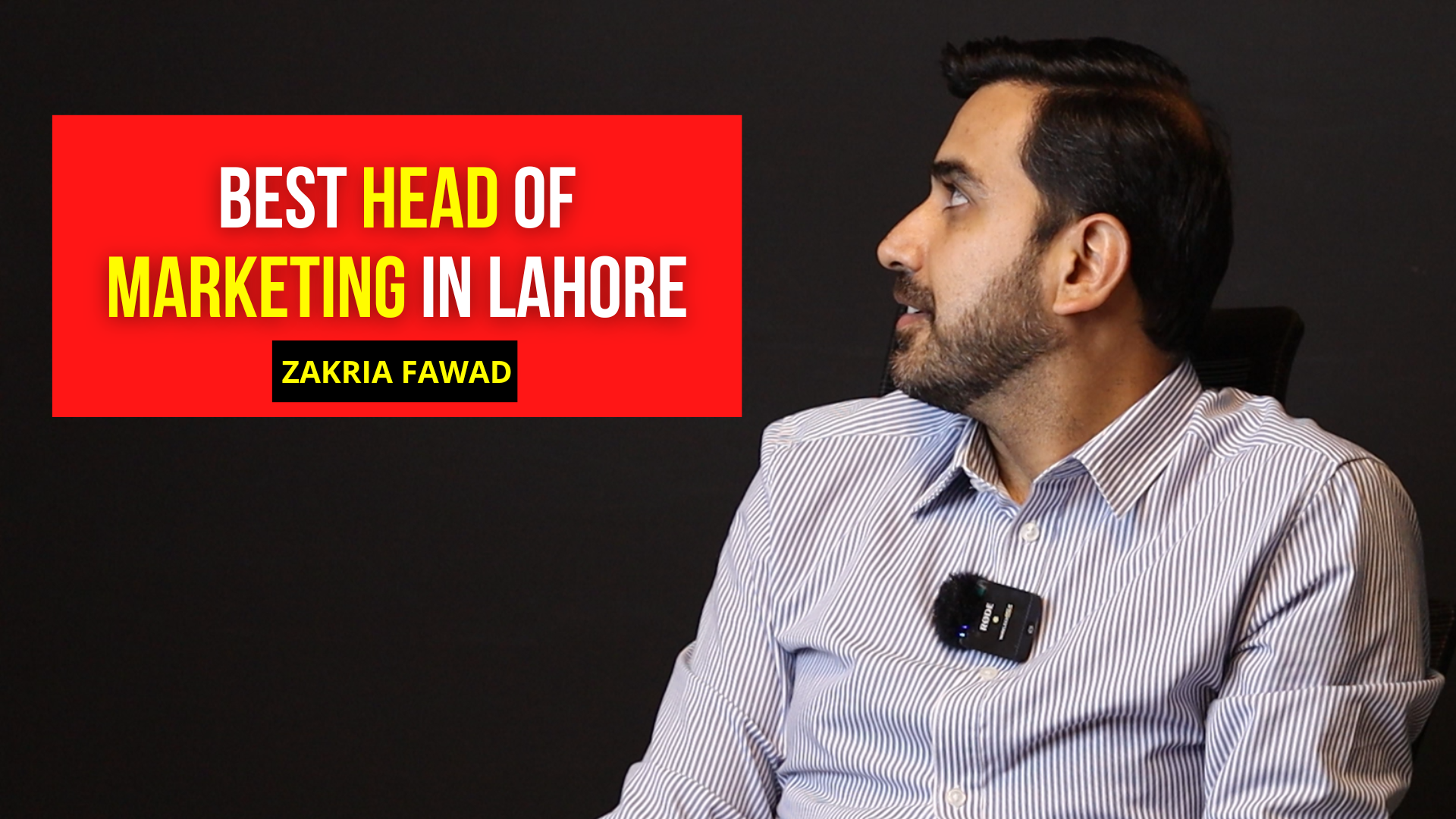 Best Head of Marketing in Lahore