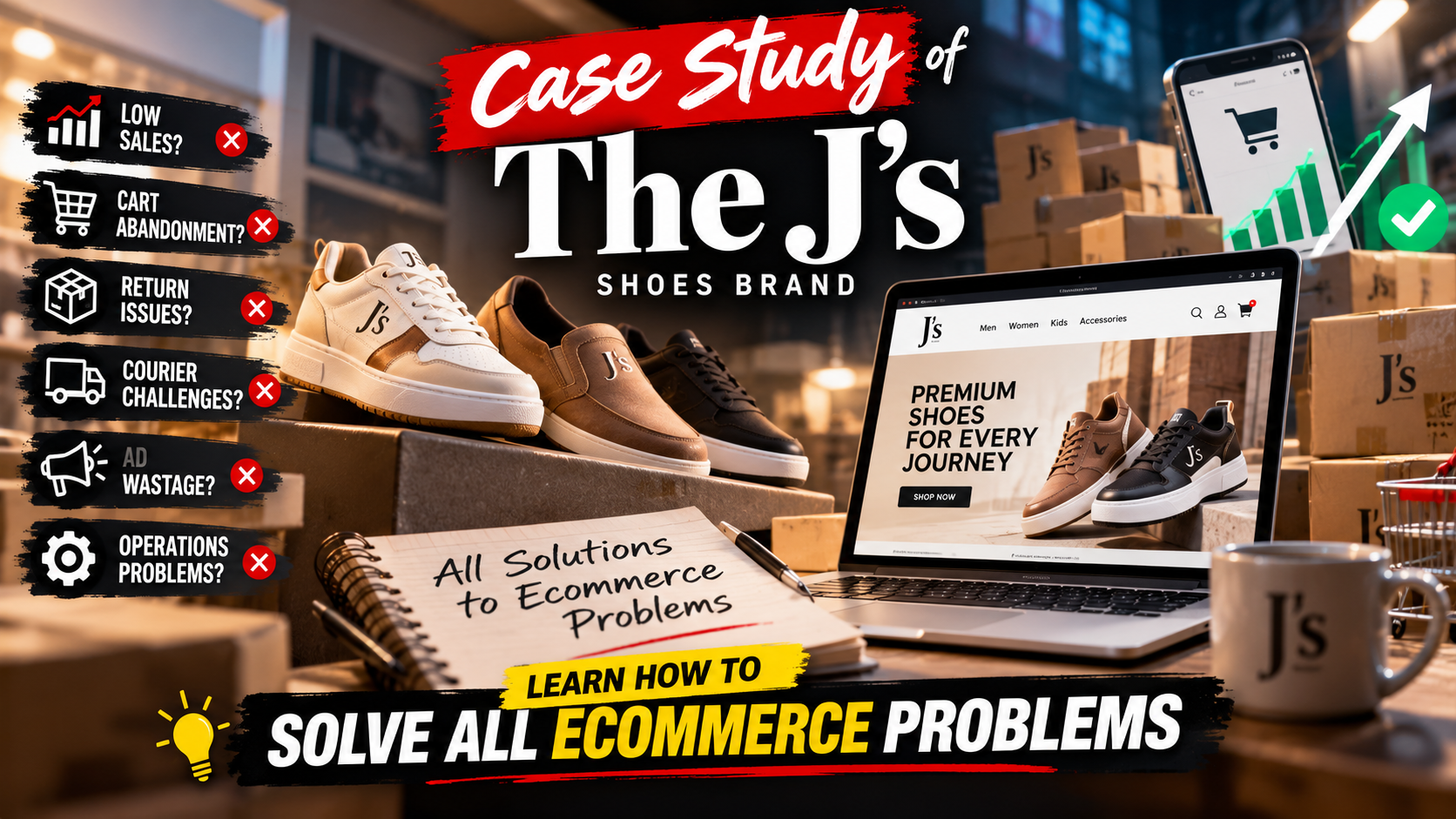 Solutions to All Ecommerce Problems in Returns, COD and Online Orders: The J's Brand Ecom Case study