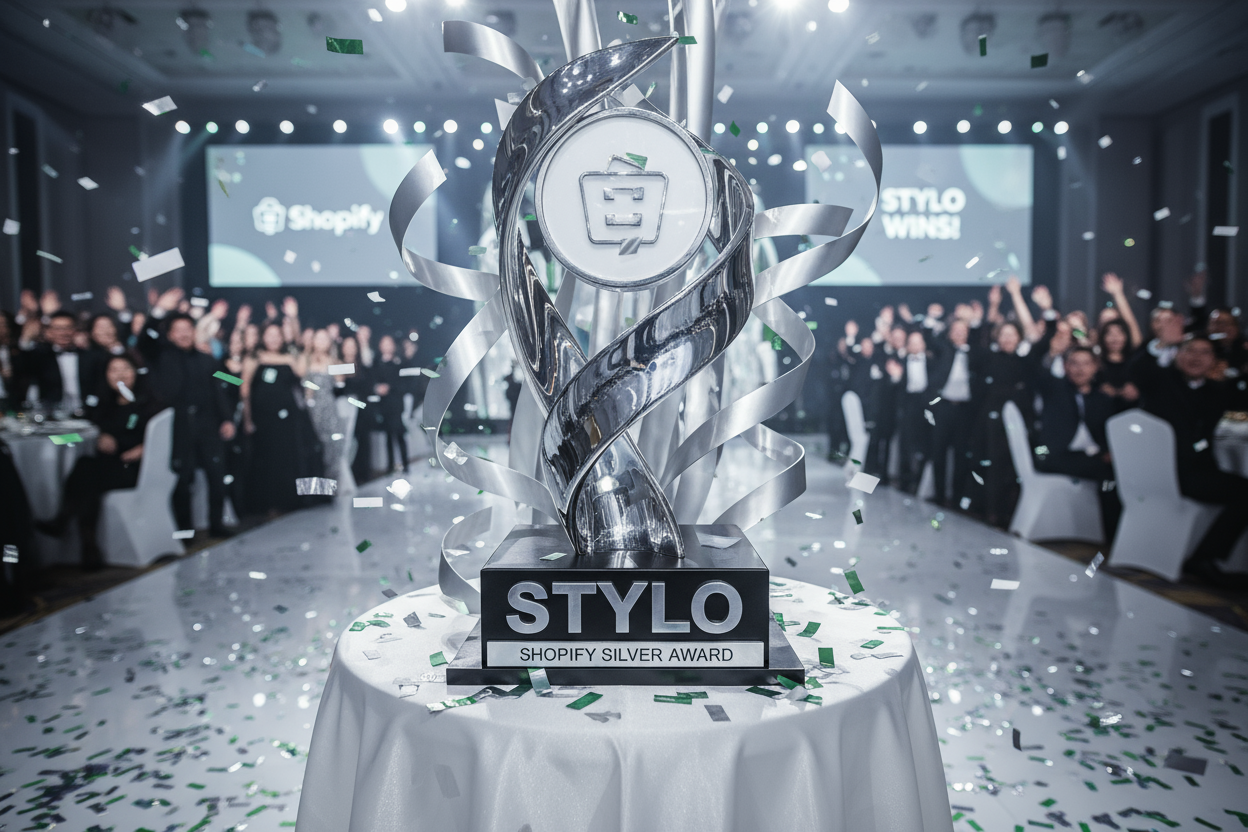 Stylo Wins Silver Shopify Award on Crossing 100,000 Average Monthly Orders on Ecommerce