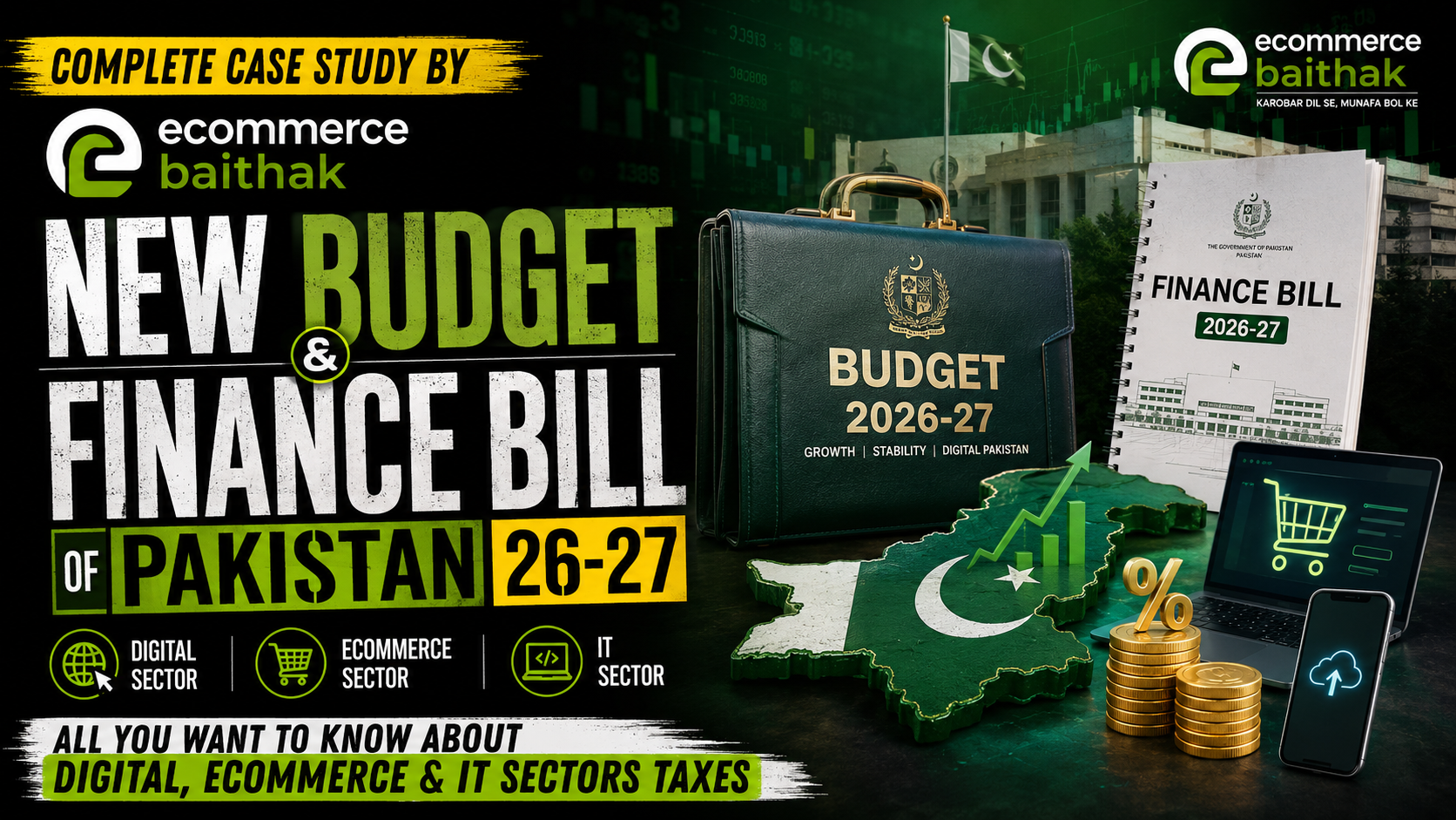 New Taxes on E-commerce, Freelancers & Content Creators Explained - Finance Bill 2026-27 Pakistan