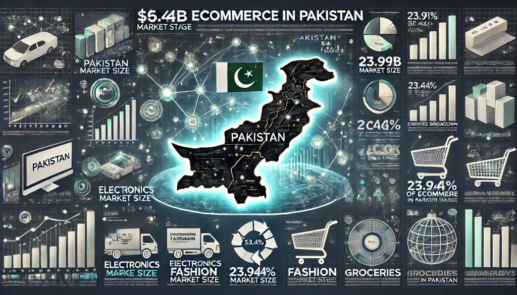 Pakistan Ecommerce Market Size - Category wise division